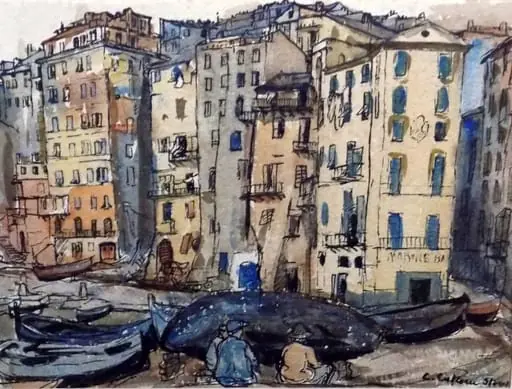 Vedere Balcic, by Cecilia Cuțescu-Storck
