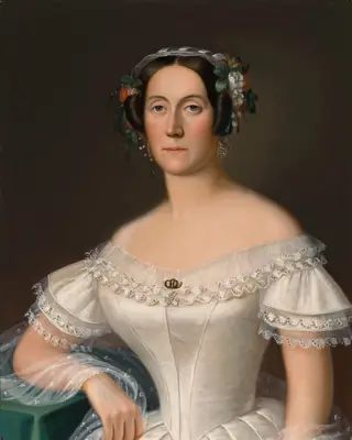 Cecilia Lindroos (os. Meyer) nuorena.