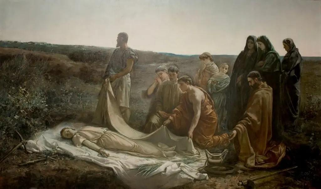 Burial of Santa Leocadia, by Cecilio Pla