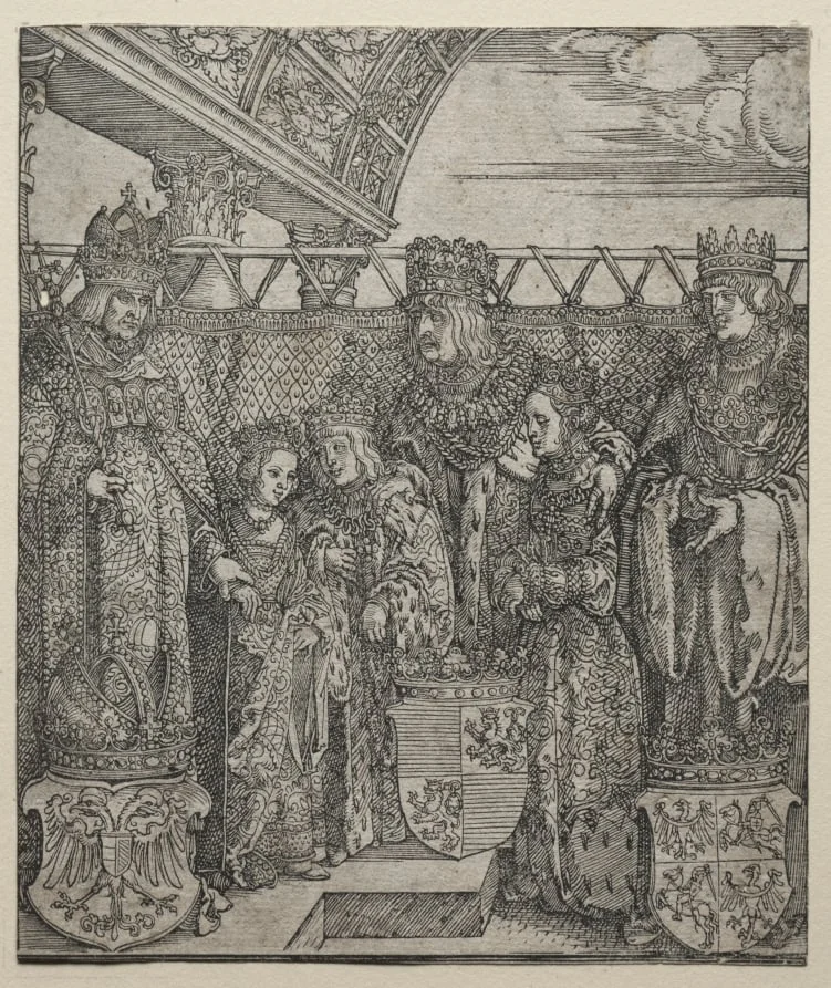 The Congress of Princes at Vienna, detail