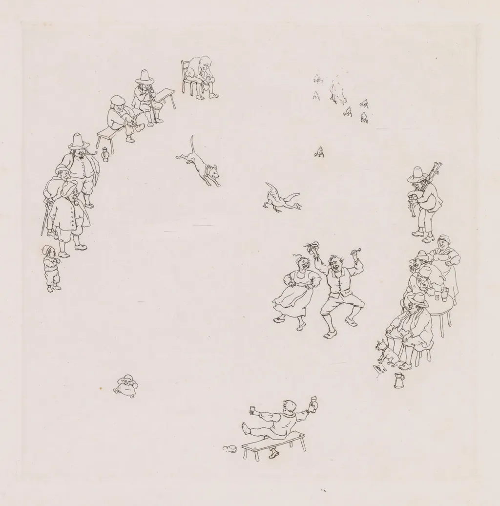 Revelers (Ribauds et Ribaudes), by Léonce Justin Alexandre Petit, 1804