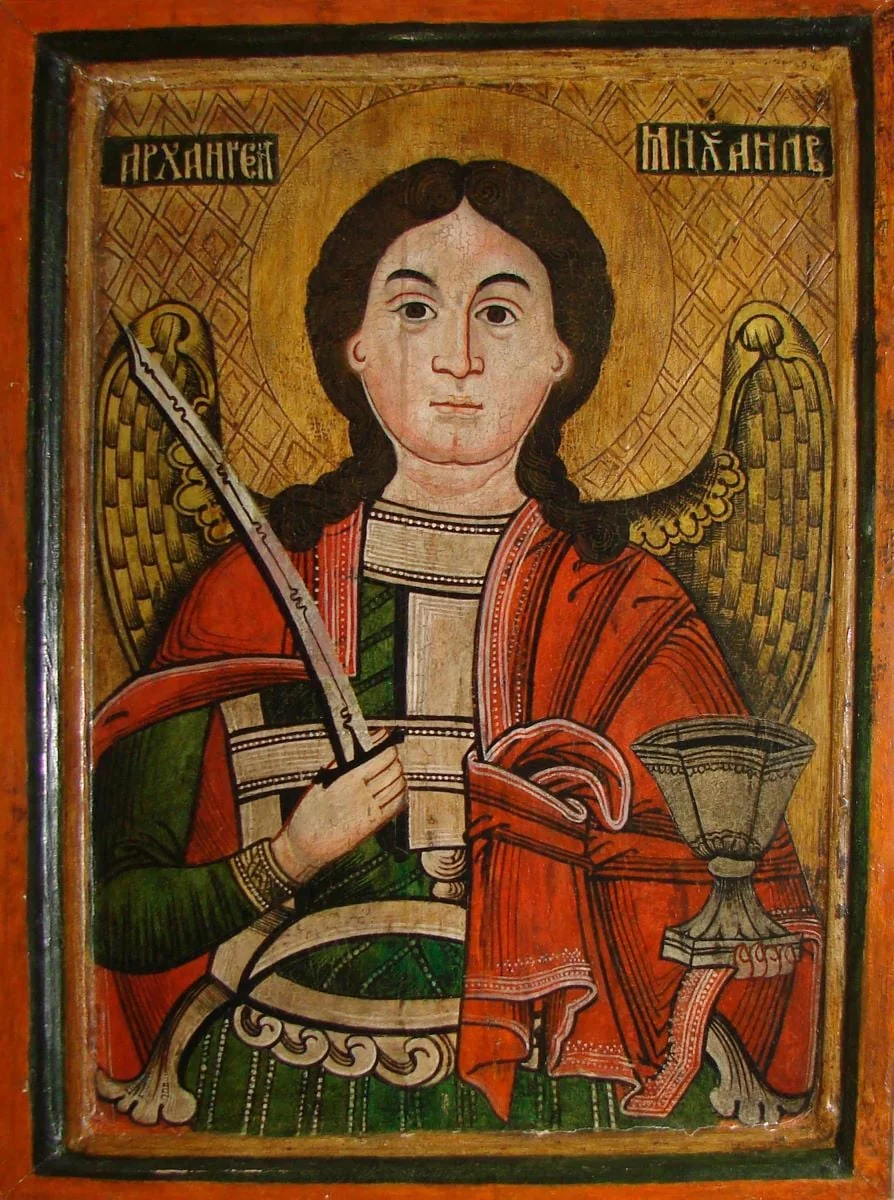 Arhanghelul Mihail, detail