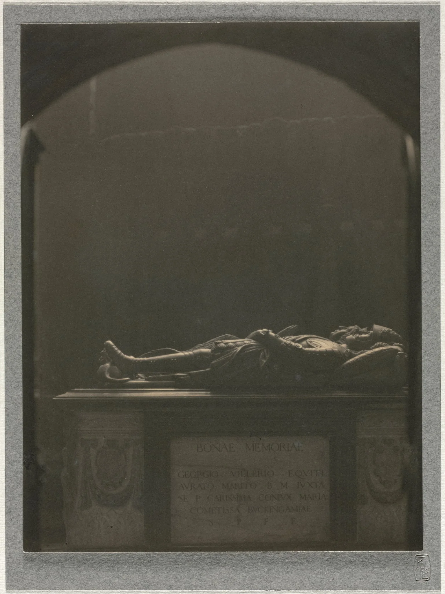 Westminster Abbey, Tomb of Sir Georges Villiers (d. 1605), detail
