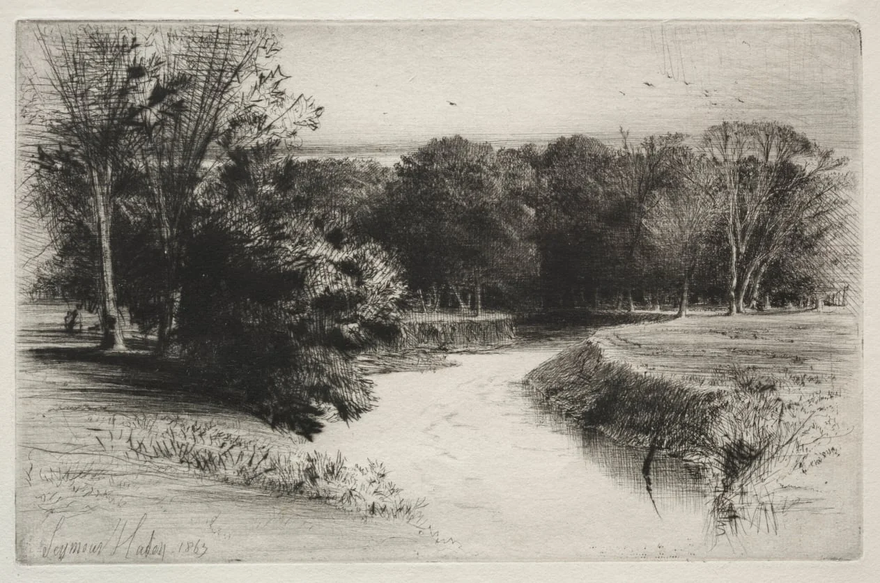 A Sunset in Ireland, detail