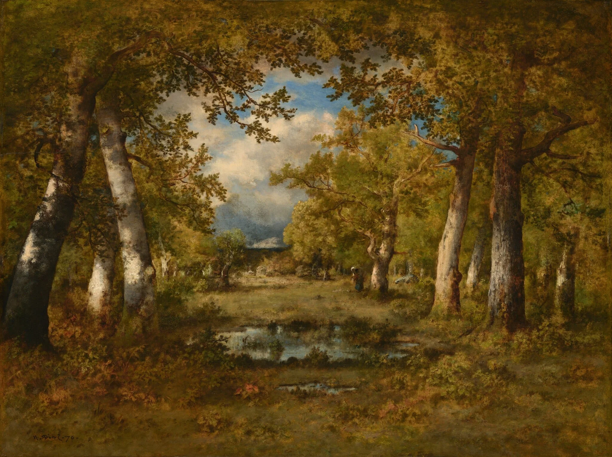 The Frog Pond, detail