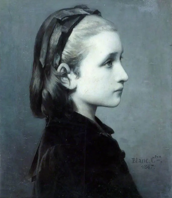 Head of a Girl, by Célestin Joseph Blanc