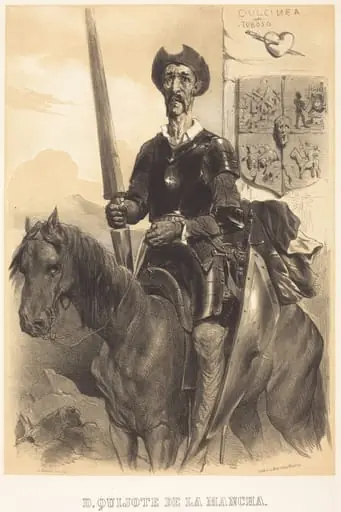 Don Quixote de la Mancha, by Célestin Nanteuil