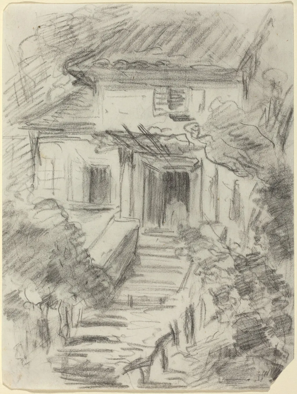Music Title, by Célestin Nanteuil, graphite, 1843