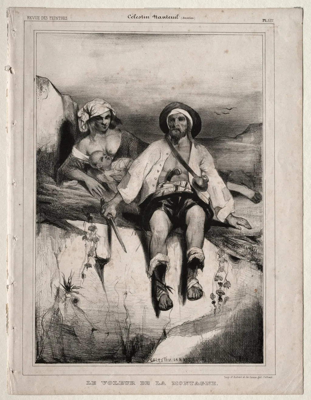 The Robber from the Mountain, by Célestin Nanteuil, 1804