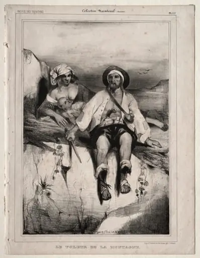 The Robber from the Mountain, by Célestin Nanteuil