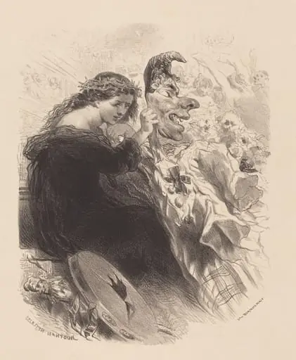 The Woman Behind the Mask, by Célestin Nanteuil
