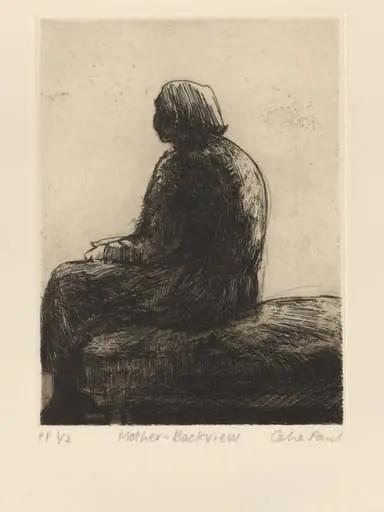 Mother - Back View, by Celia Paul