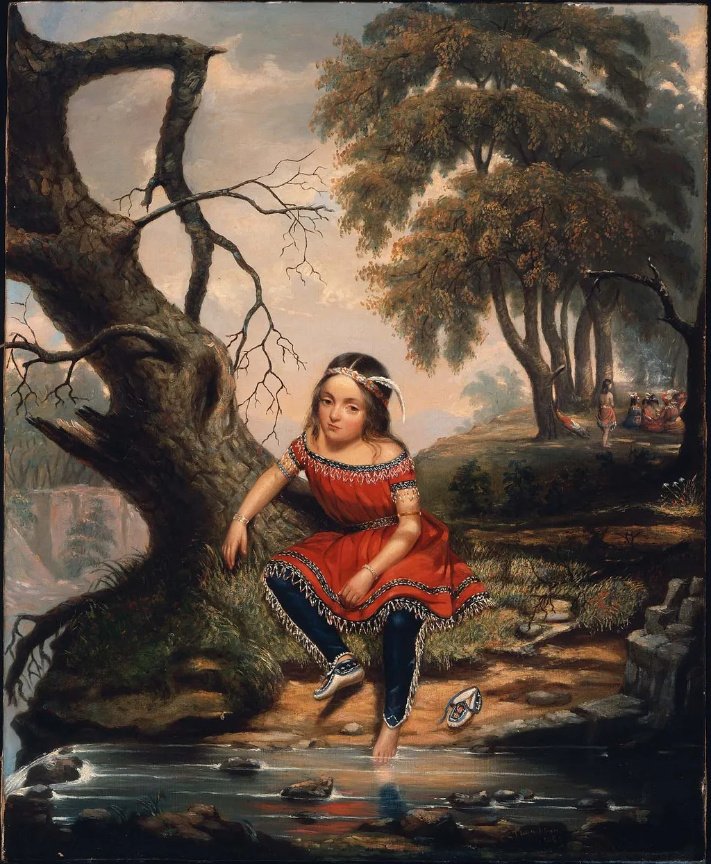 The Stolen Child, by Cephas Thompson, oil, 1845