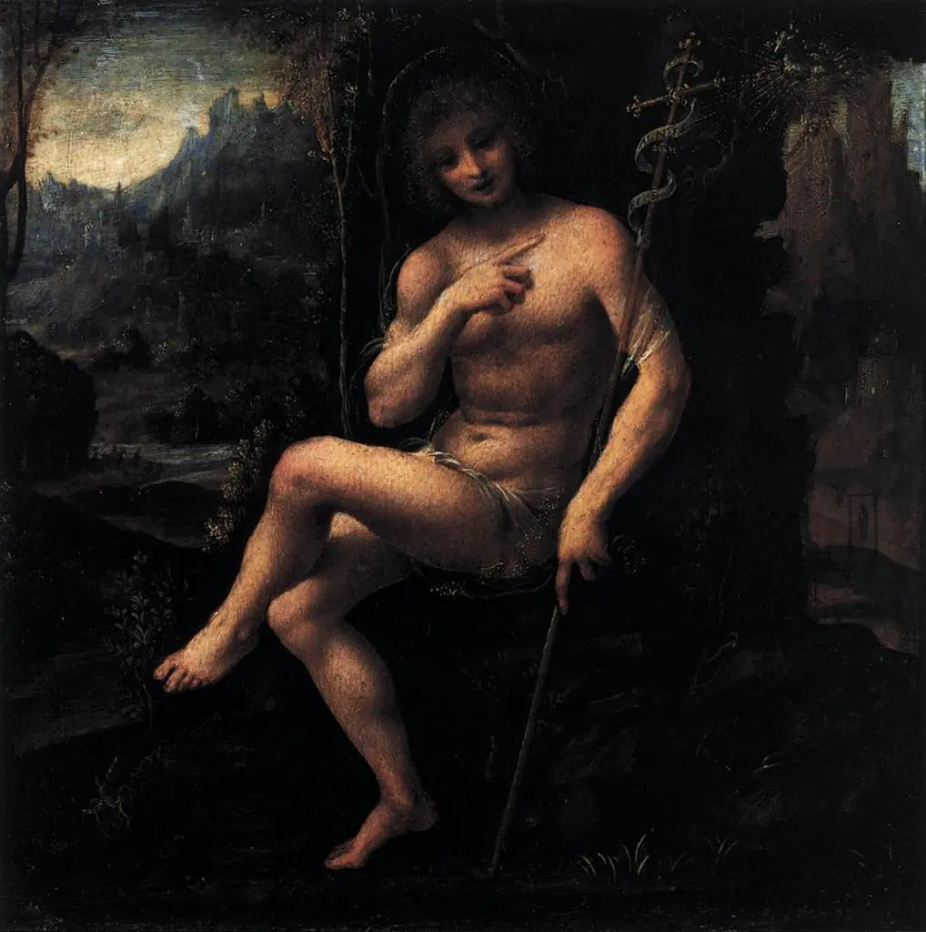 Saint John the Baptist in the Wilderness, by Cesare da Sesto