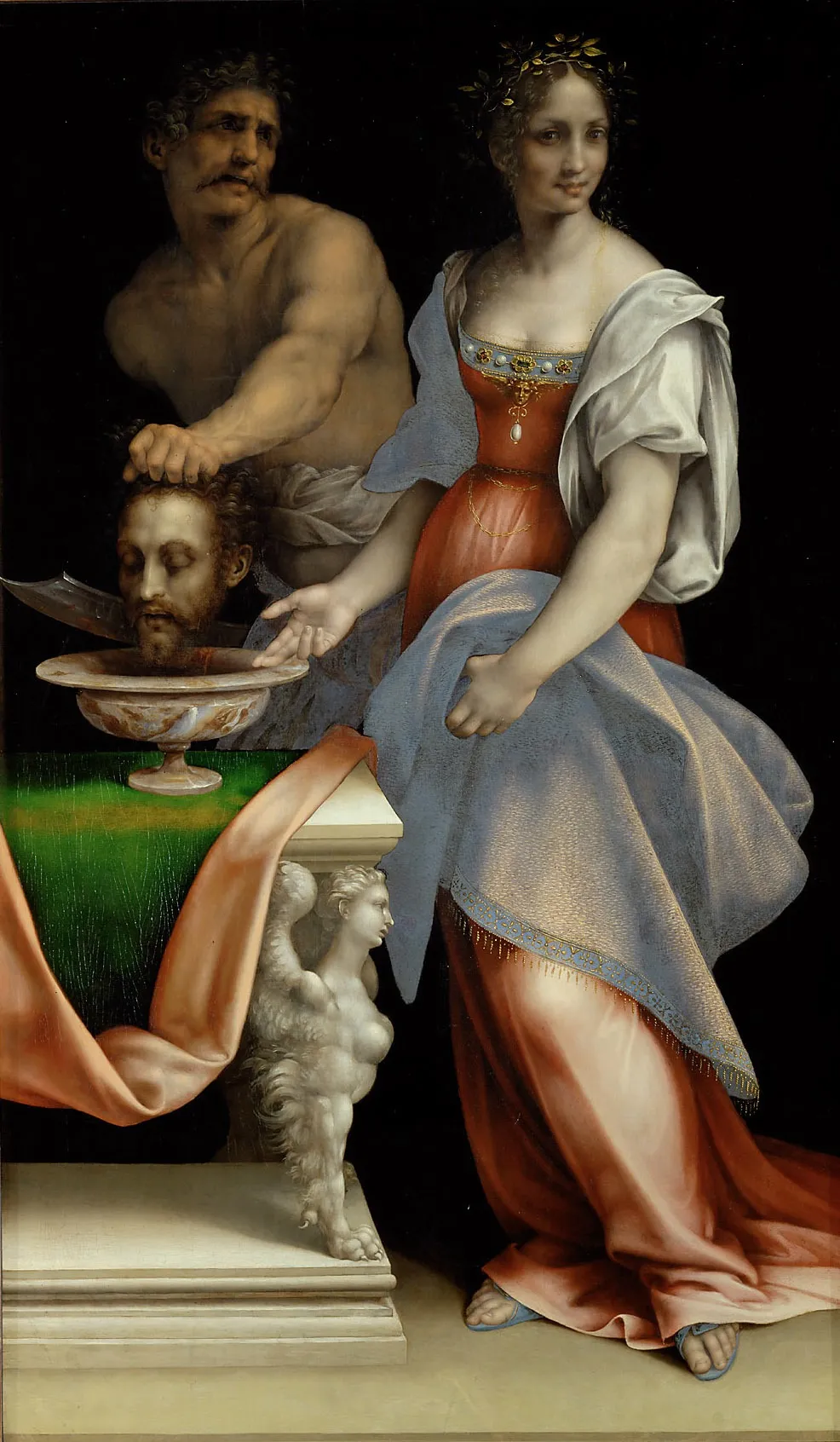 Salome with the head of John the Baptist, by Cesare da Sesto, unspecified, 1514
