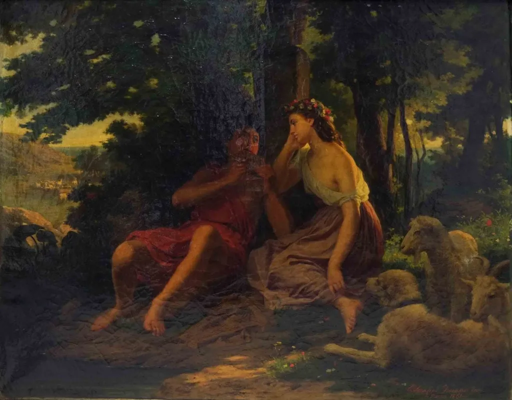 Scenă mitologică, by Cesare Fracassini