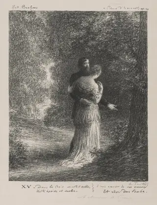 Love Poems (Third Plate), by Henri Fantin-Latour, 1893