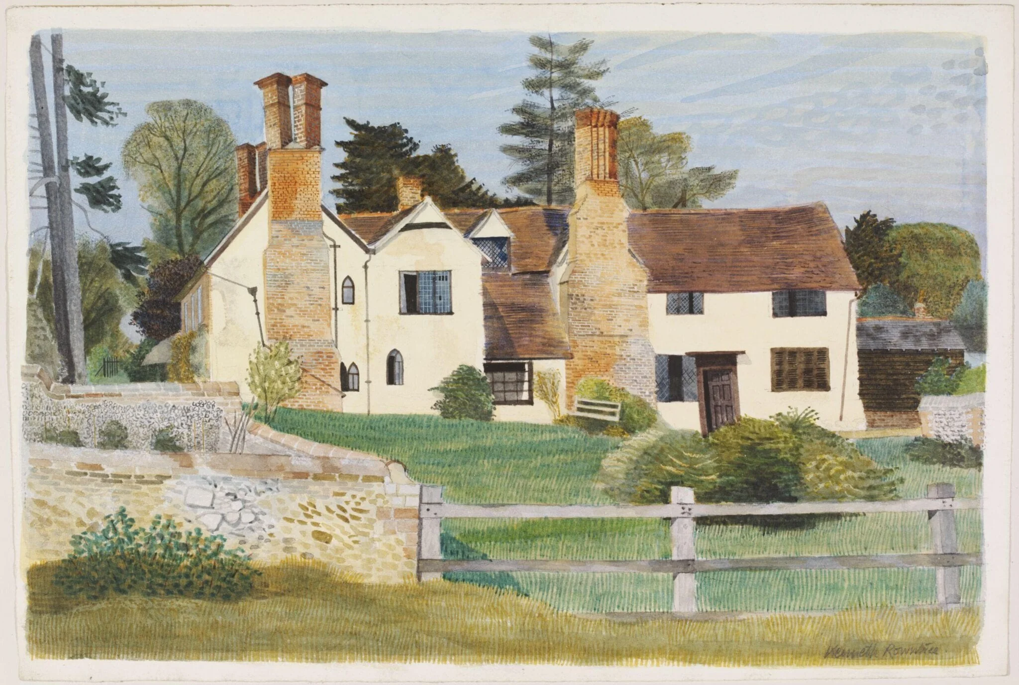 Brent Hall from the South, Finchingfield, detail