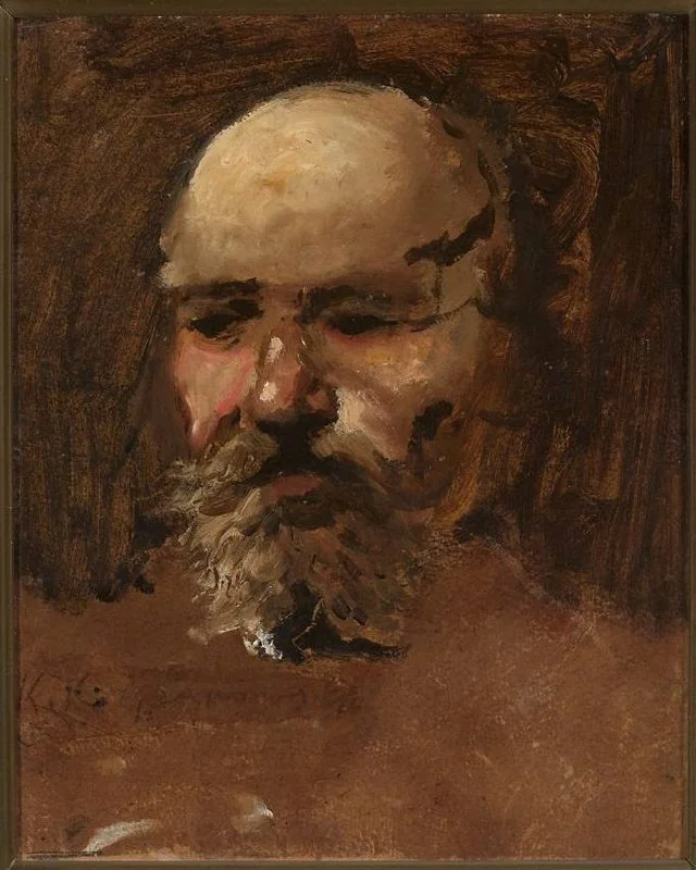 Portrait of Kazimierz Stabrowski, detail