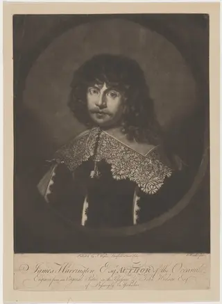James Harrington, Esq., by Giuseppi Filippo Liberati Marchi, ink, 1772