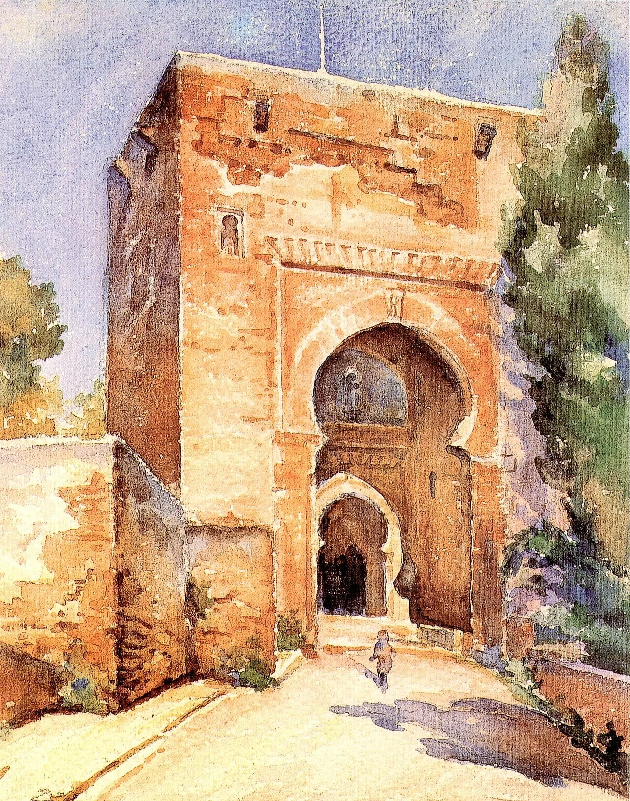 Granada, Alhambra: Justice Portal, detail
