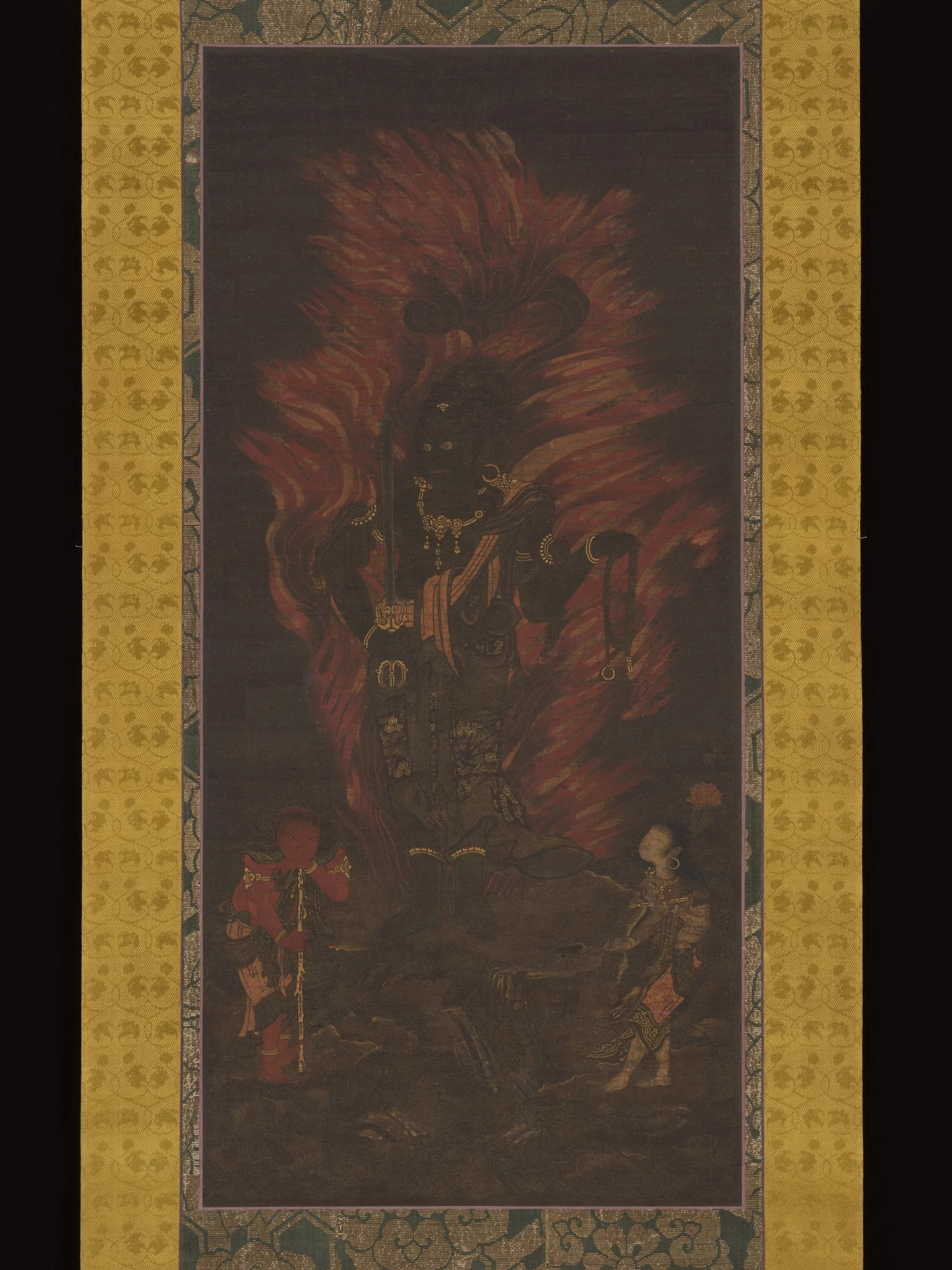 Fudō Myōō (Achala Vidyaraja), The Immovable Wisdom King, detail