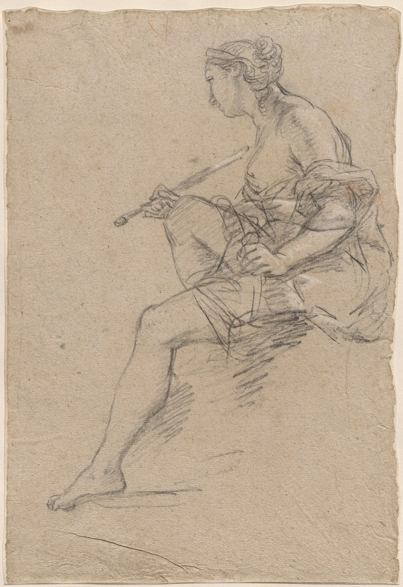 Study for an Allegory of Painting, detail