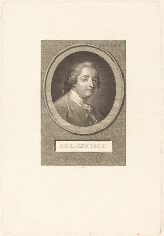 Jean-Baptiste-Louis Gresset, by Augustin de Saint-Aubin, ink, 1803