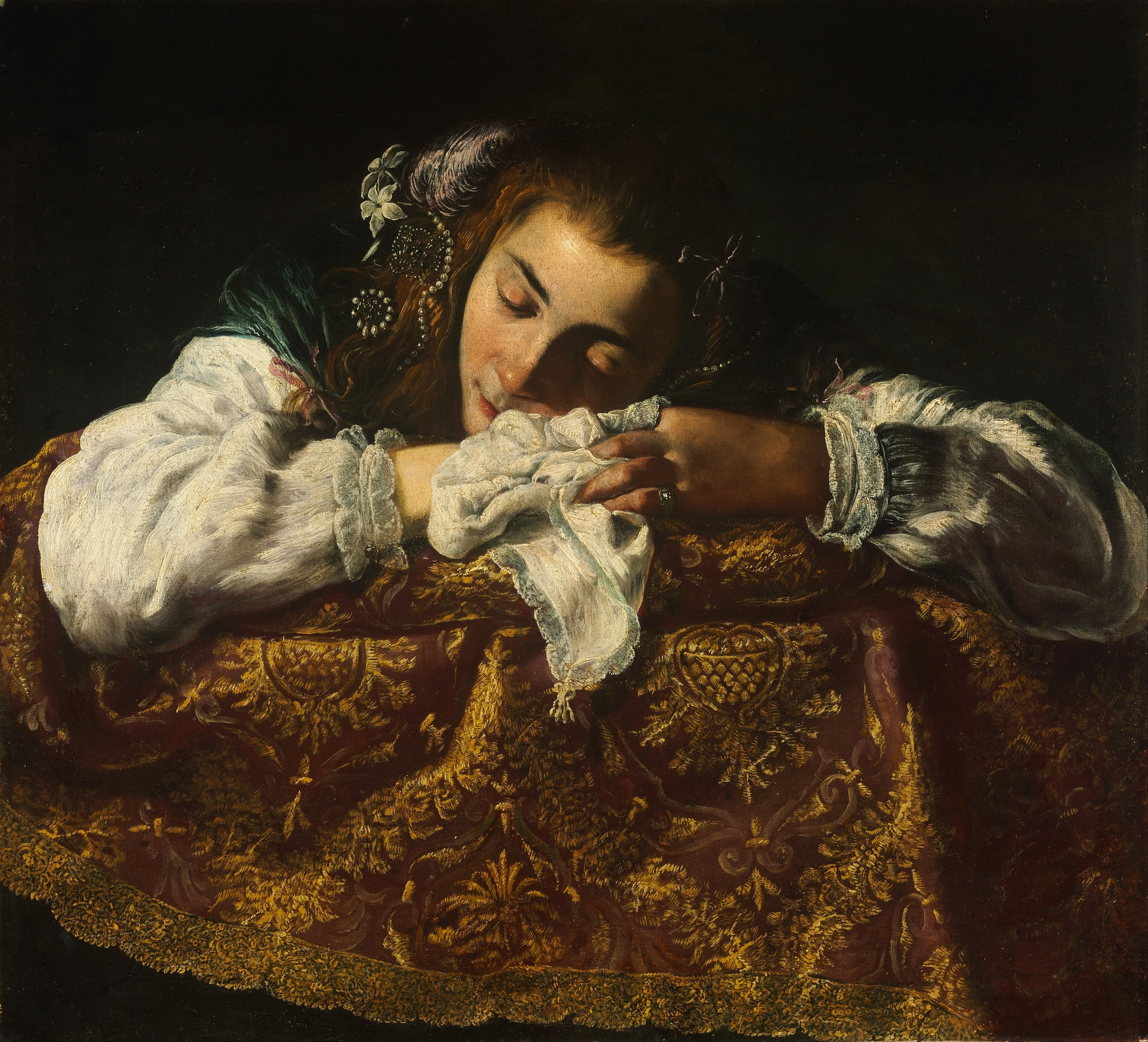 Sleeping Girl, detail