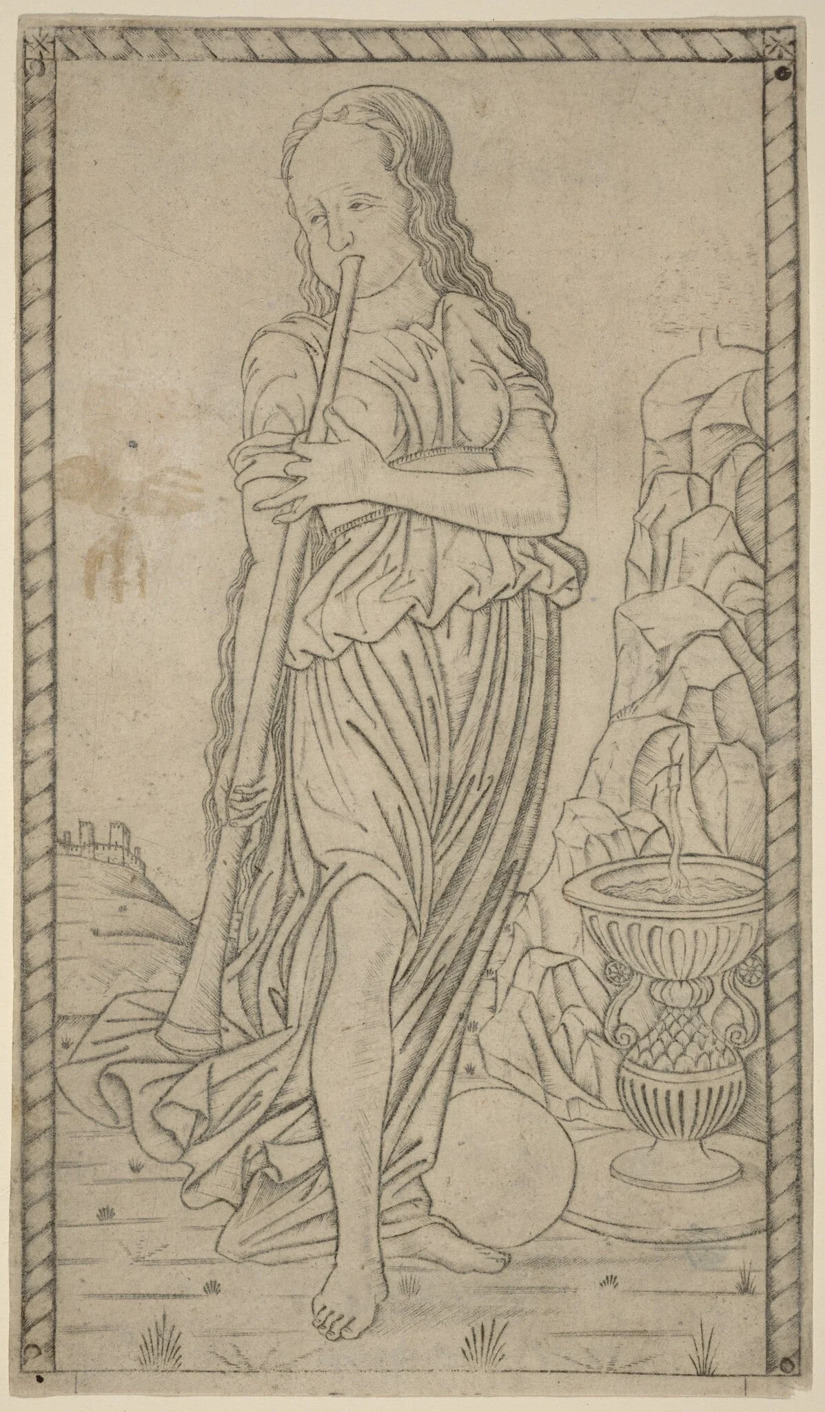 Caliope (Calliope), detail