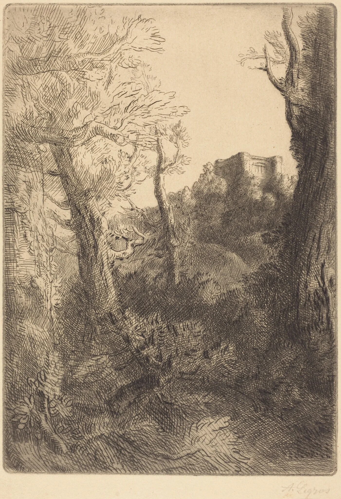 Landscape (Paysage), detail
