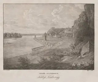Nieder-oesterreich, Schloss Louberegg, by Jakob Alt, 1839