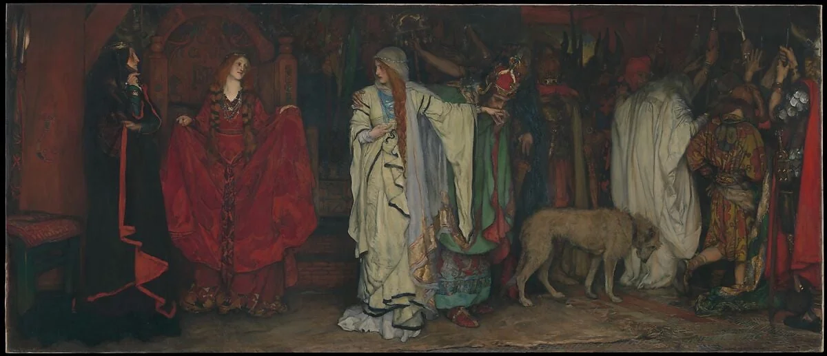 "King Lear," Act I, Scene I, detail