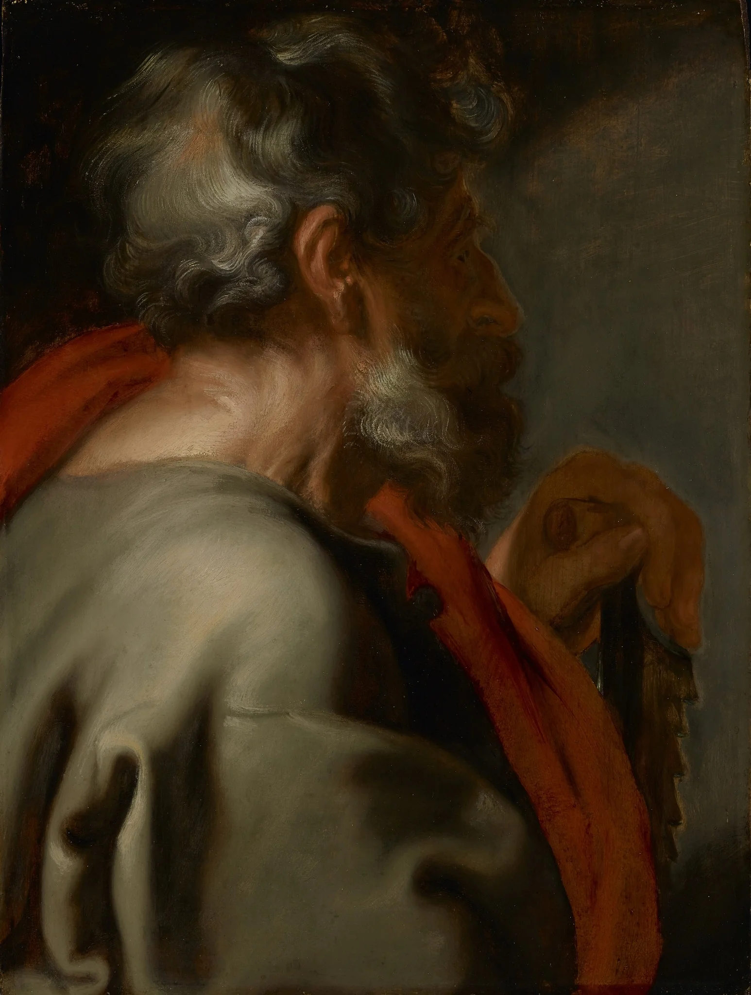 The Apostle Simon, detail