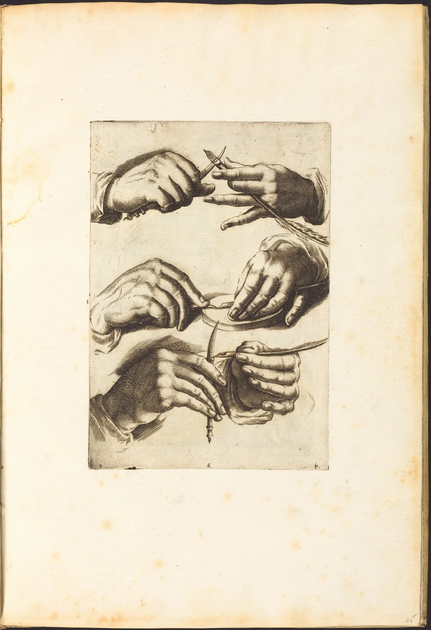 Print from Drawing Book, detail