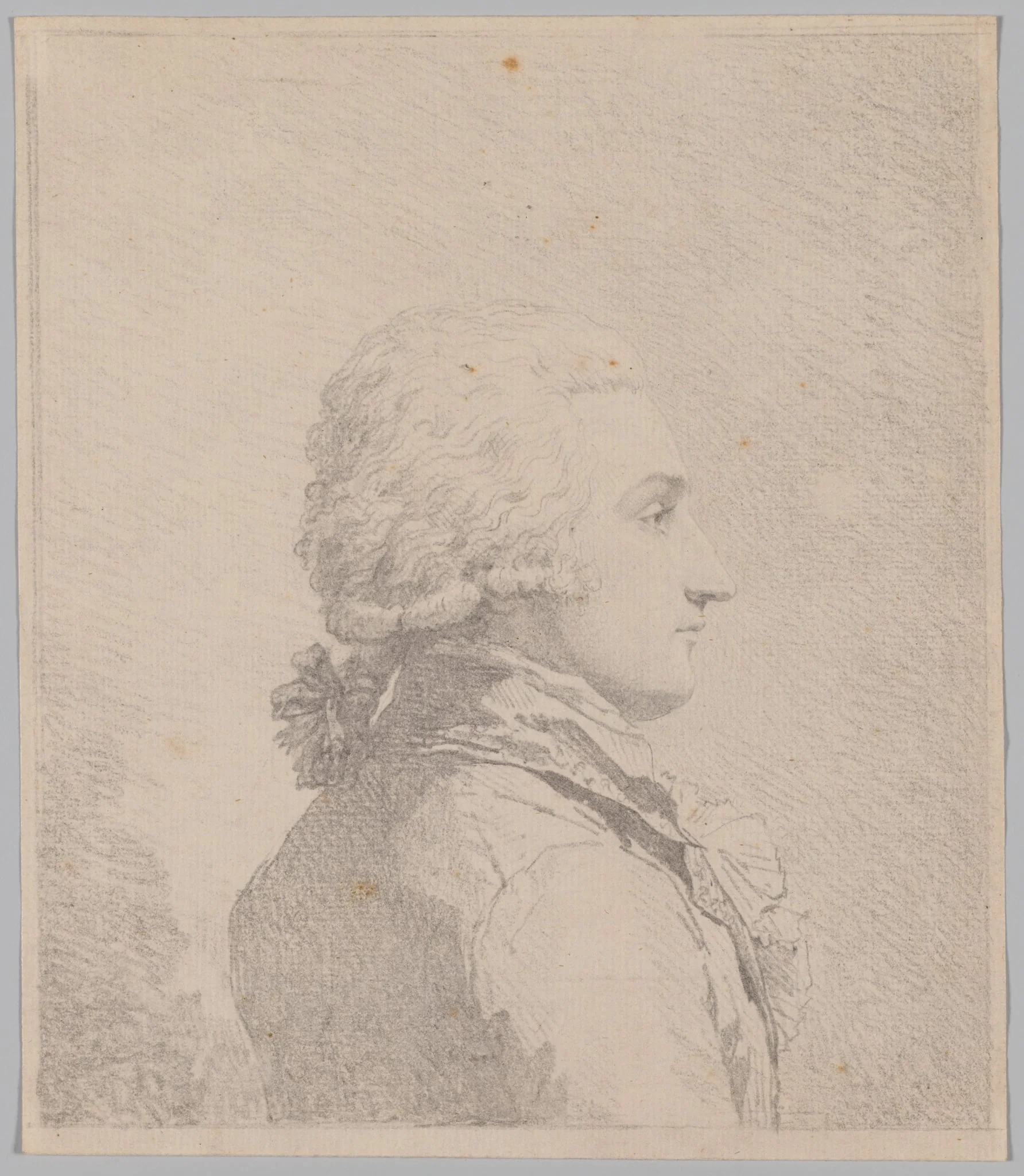 Profile Portrait of a Man, detail