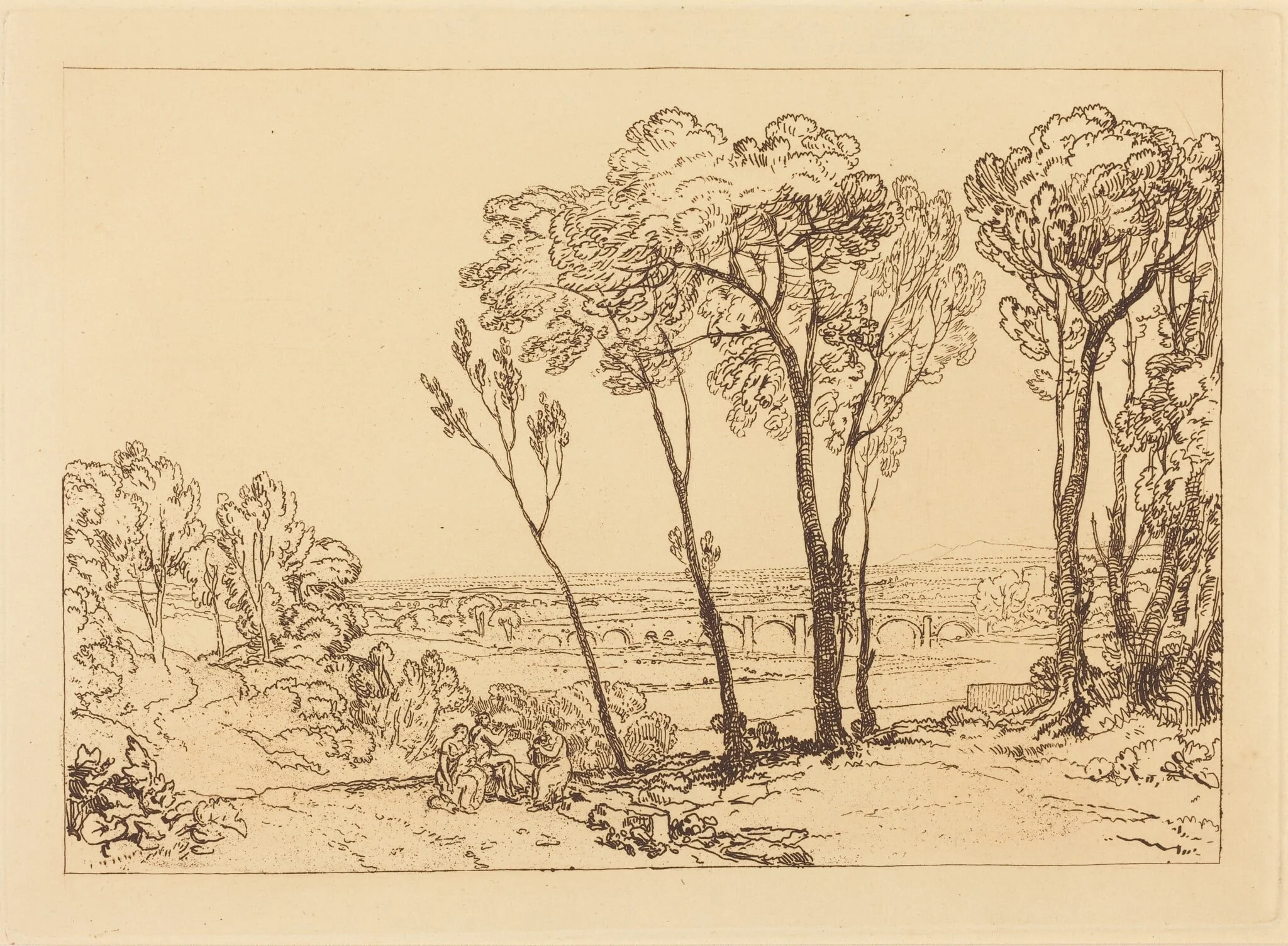 The Bridge in Middle Distance, detail