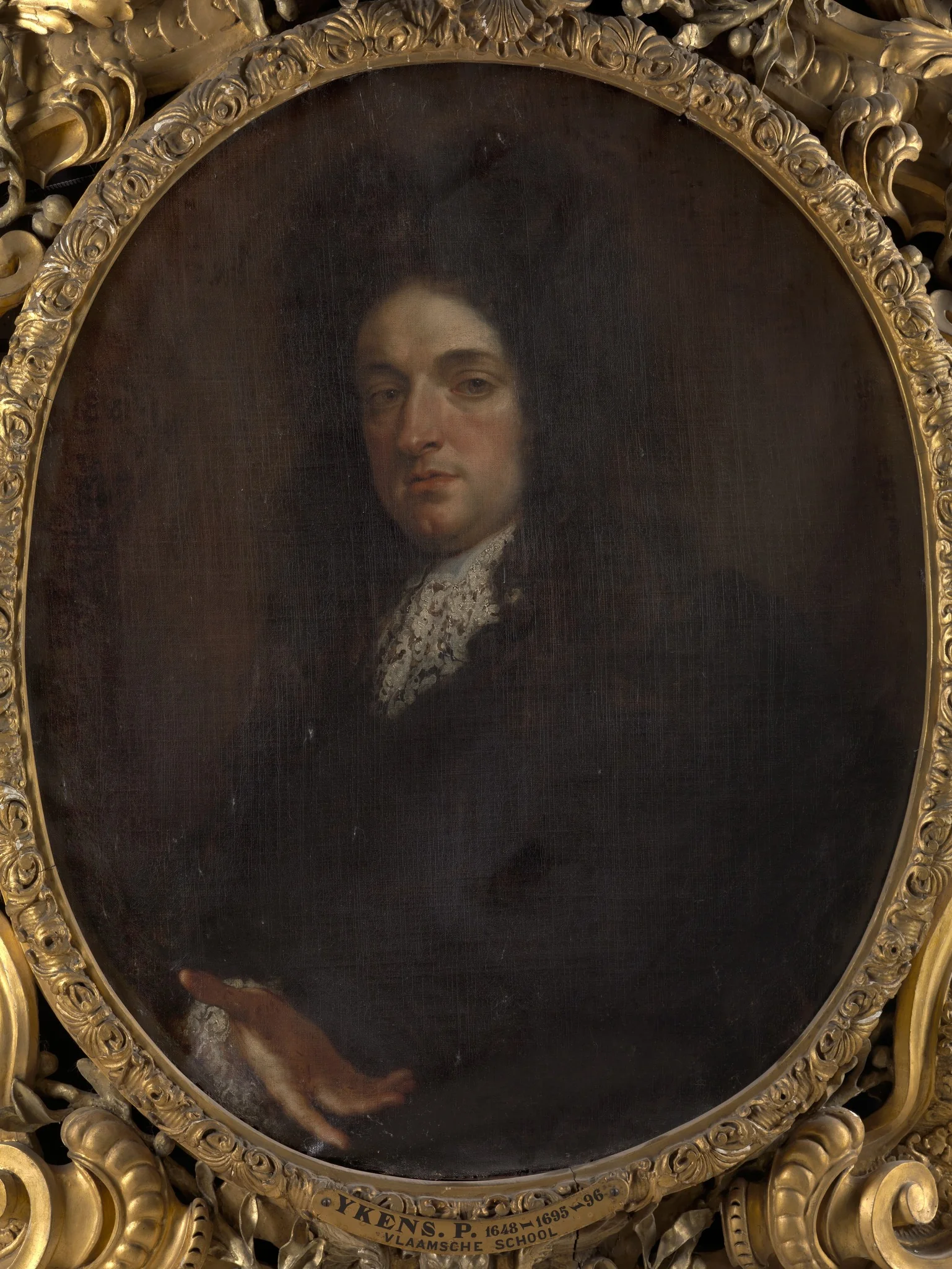 Steven Cornelis Janssens van Hujoel, Dean of the Guild of St. Luke and of the Chamber of Rhetoric De Olijftak, detail