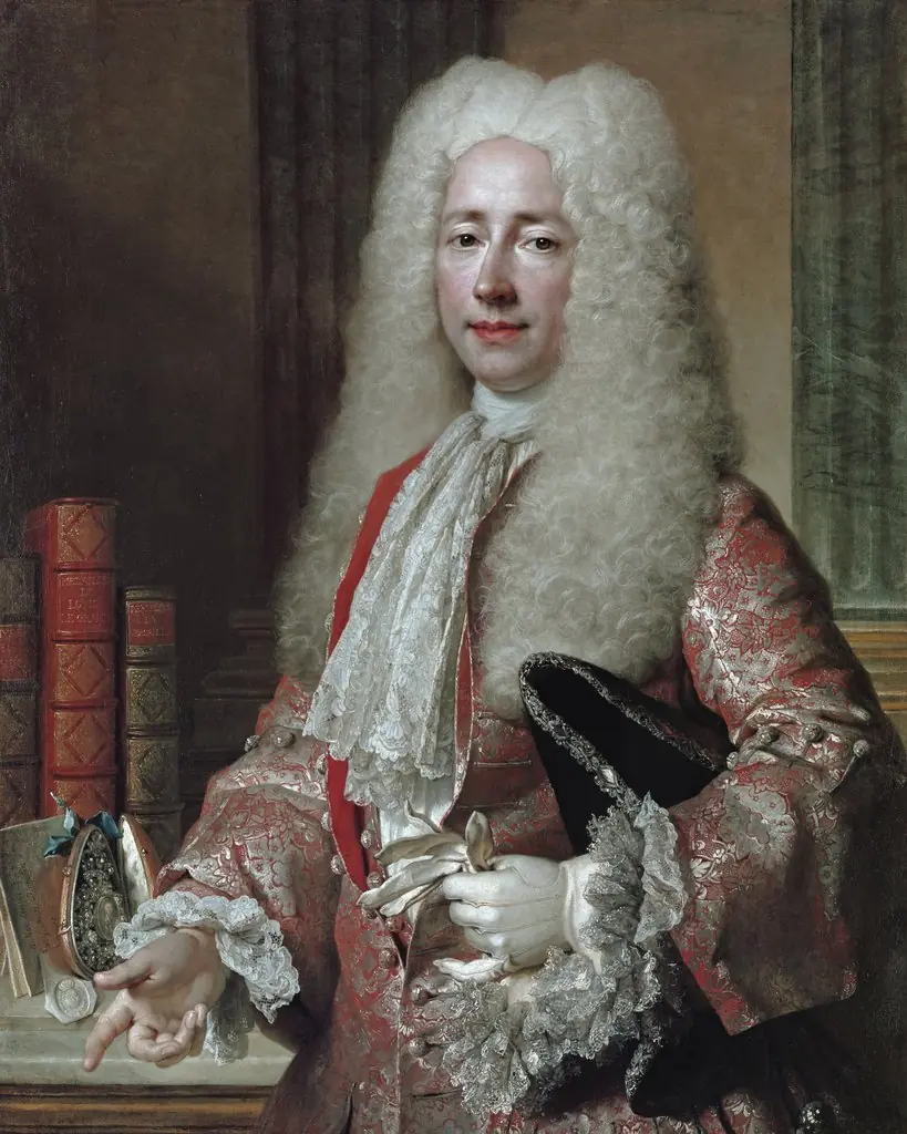 Portrait de Conrad Detlef, comte de Dehn, by Nicolas de Largillière, oil, 1724
