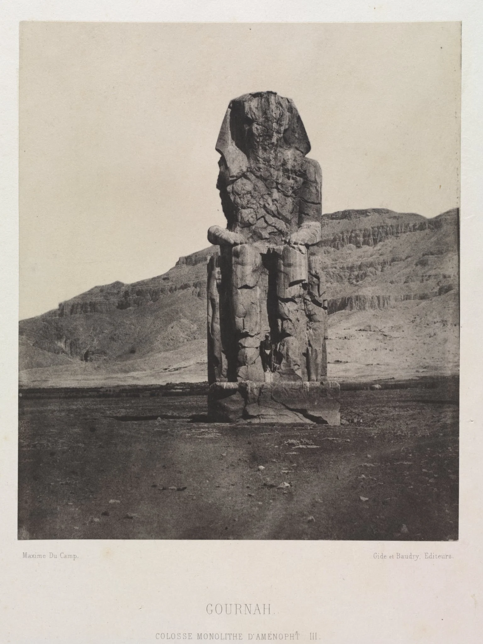 Colossol Monolith of Amenhotep III, Gournah, detail