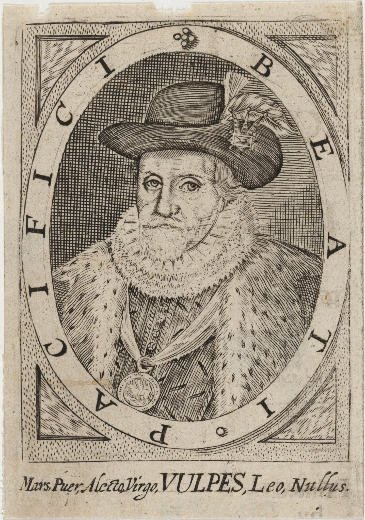 James I, detail