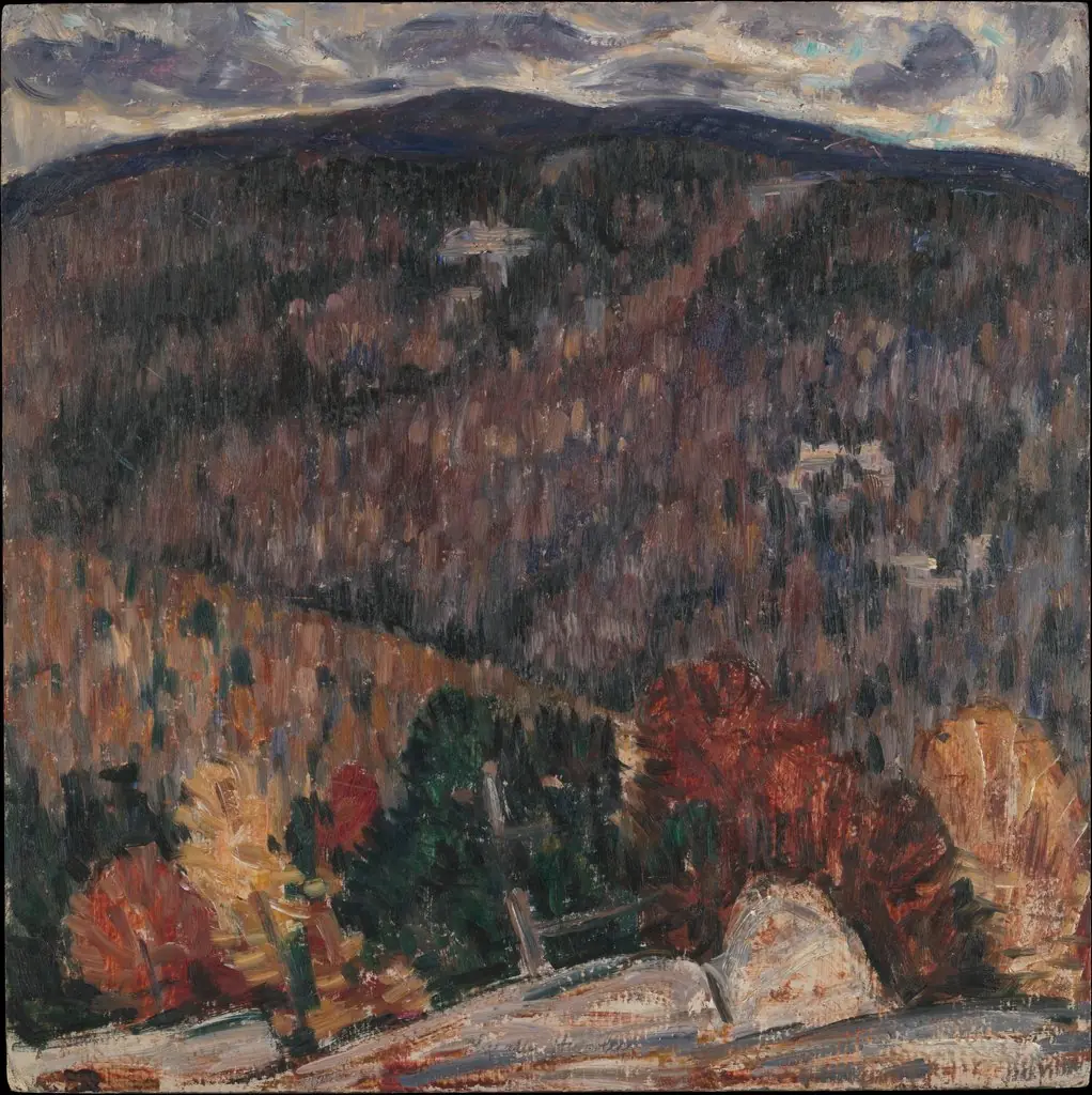 Landscape No. 25, by Marsden Hartley, unspecified, 1908