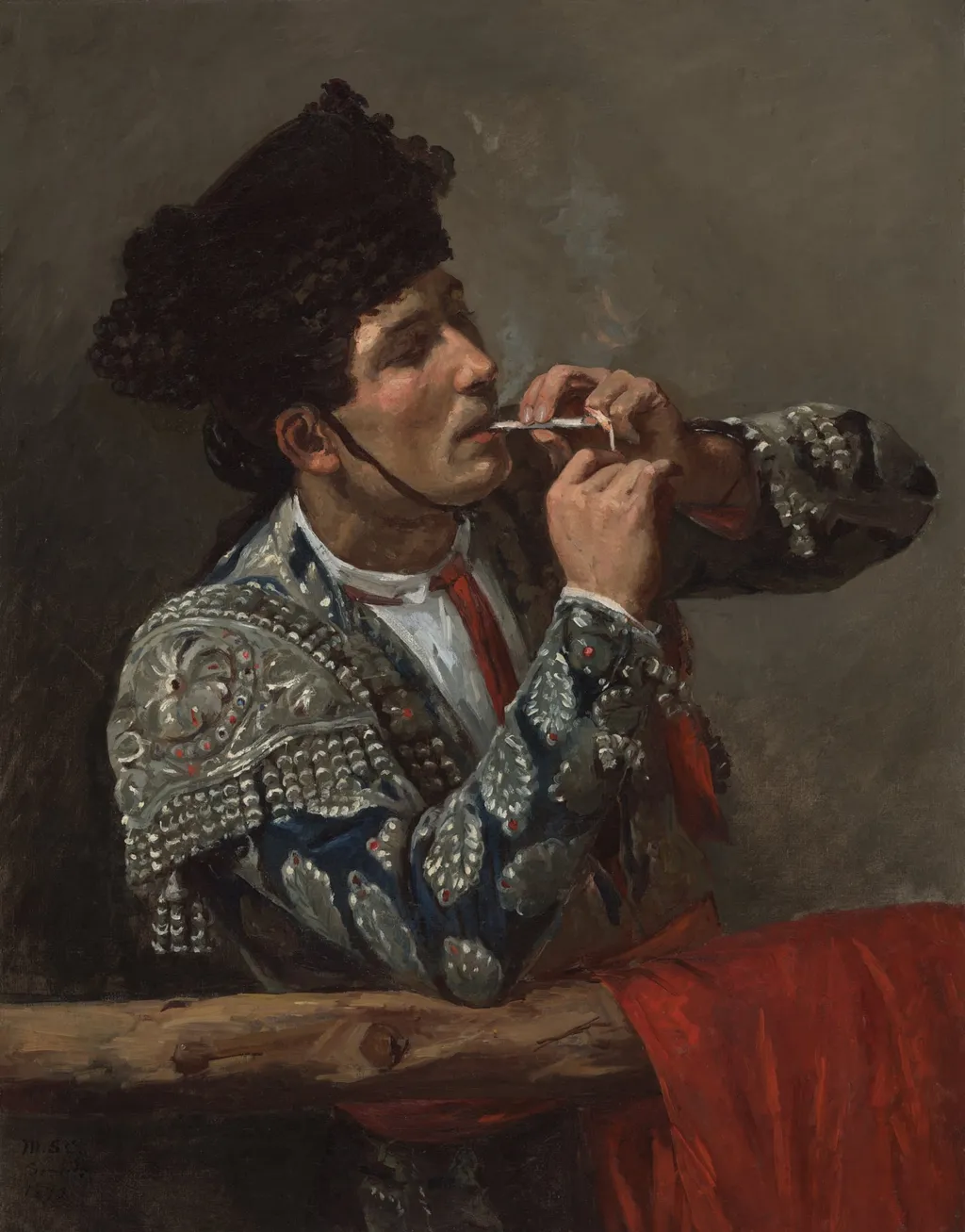 After the Bullfight, by Mary Cassatt, oil, 1873