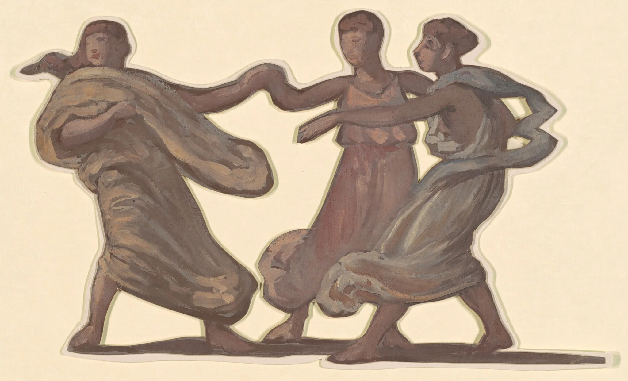 Study for "Greek Girls Bathing", detail