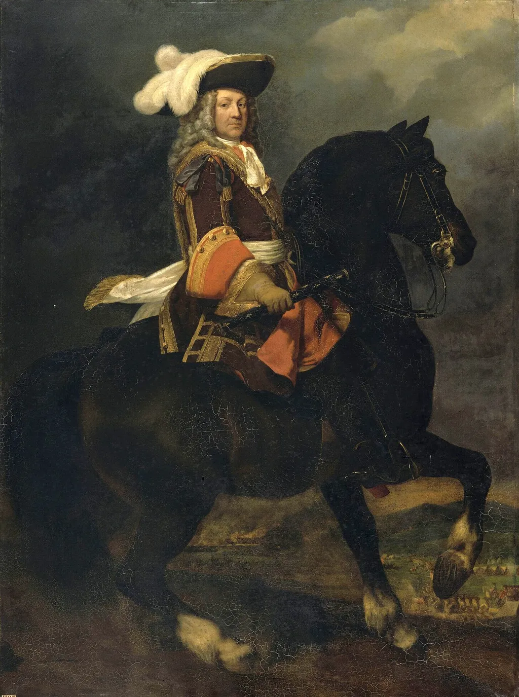 Louis-Joseph, Duke of Vendôme, Marshal of France, by Hendrik Scheffer, oil, 1835