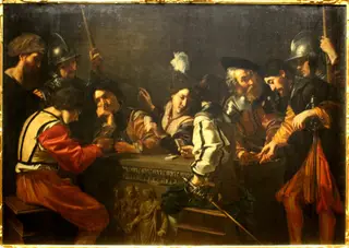 Die Wachstube, by Nicolas Tournier, oil, 1614