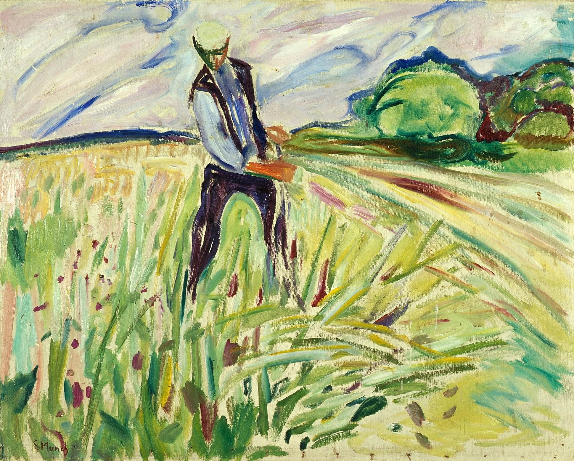 The Haymaker, detail