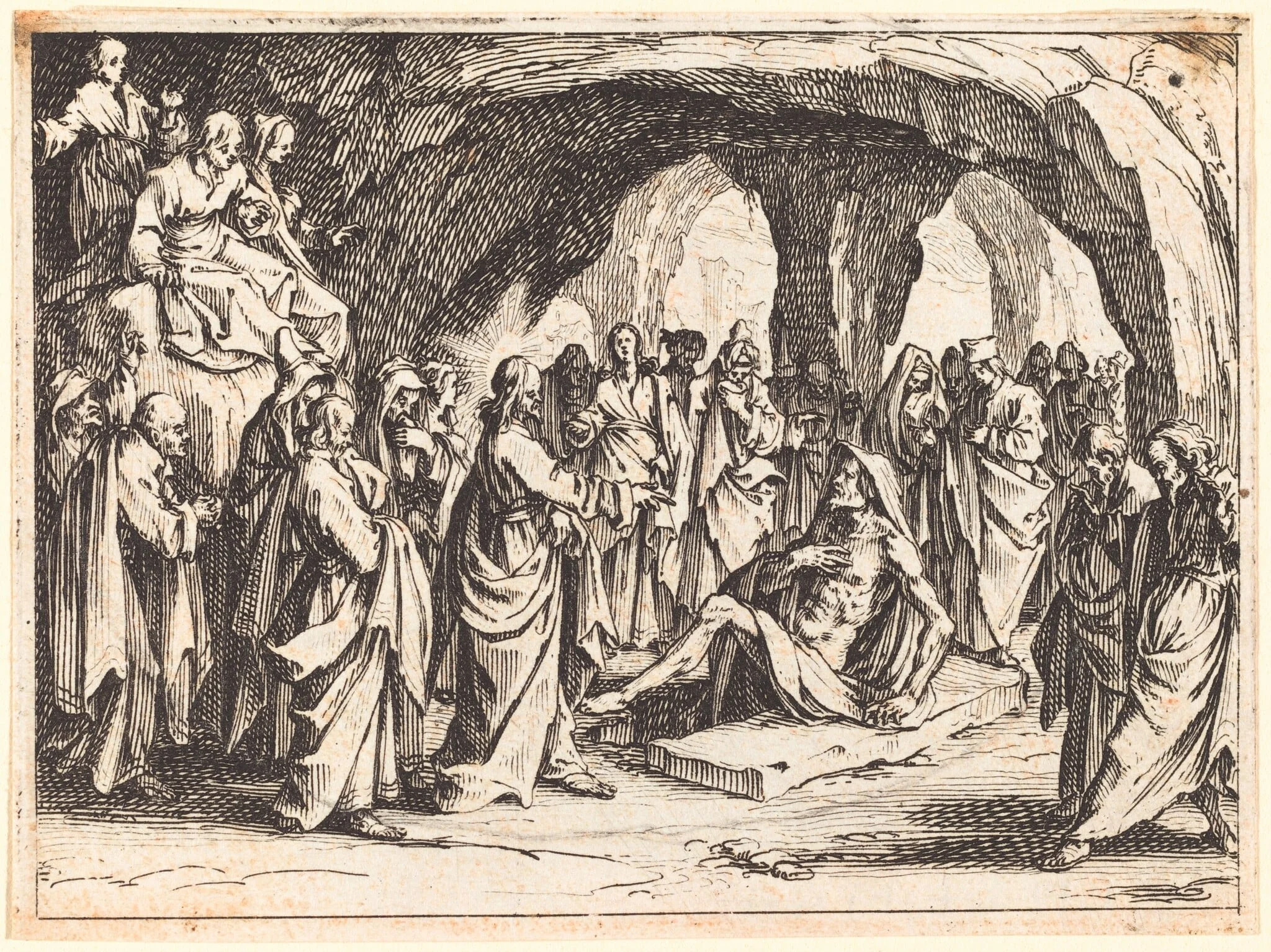 Raising of Lazarus, detail