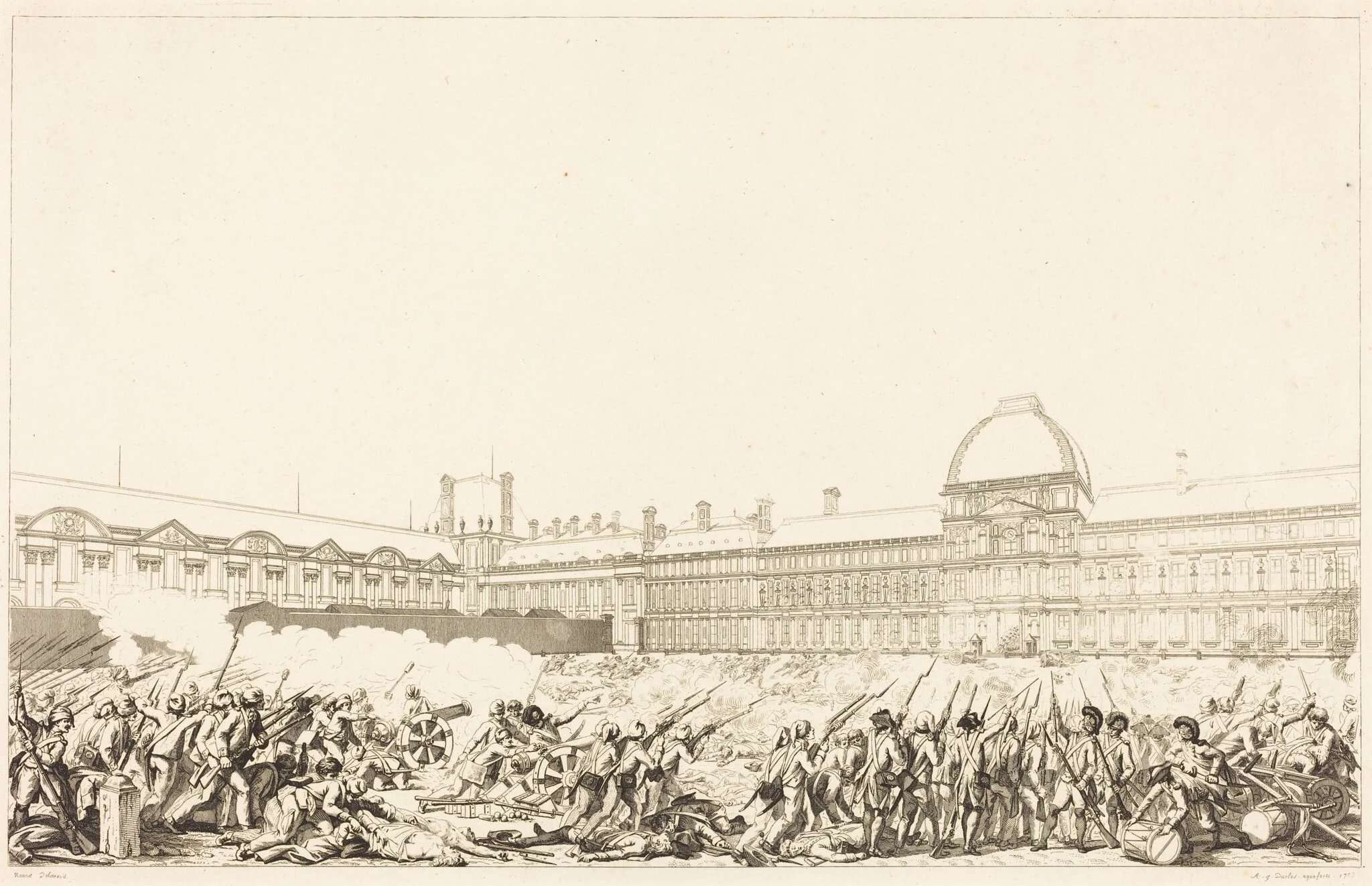 Journée du 10 Aout 1792, detail