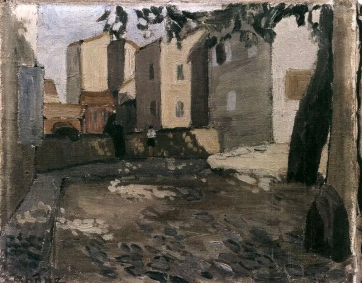 Peisaj citadin (Alger), detail